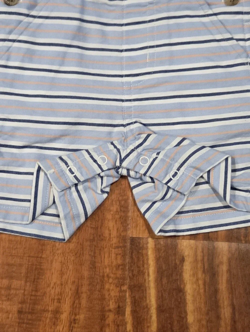 Janie and Jack NWT 0-3 Months Striped Shortall and Pelican Bodysuit